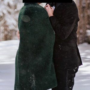 Vintage Emerald Green Cape